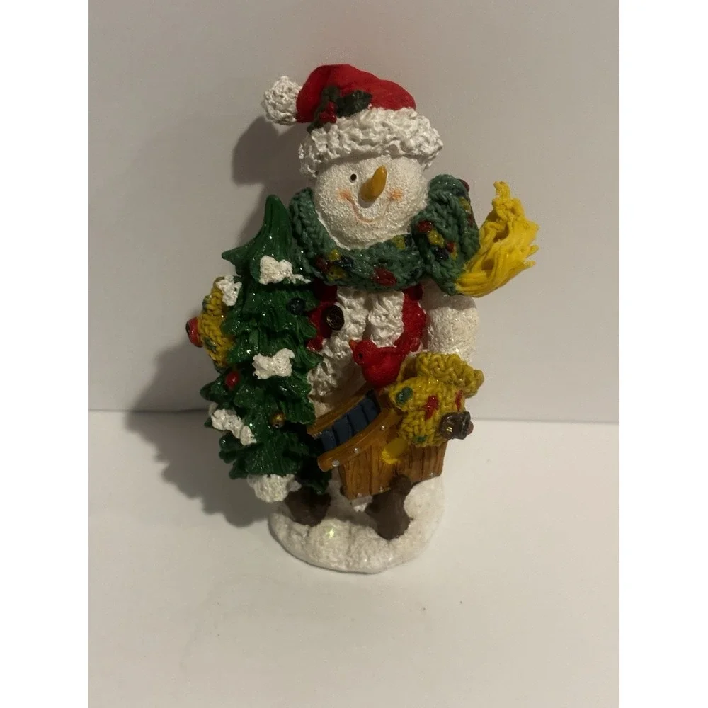 Vintage Snowman Collectibles By Seymour Resin Christmas‎ Figurine Decoration
